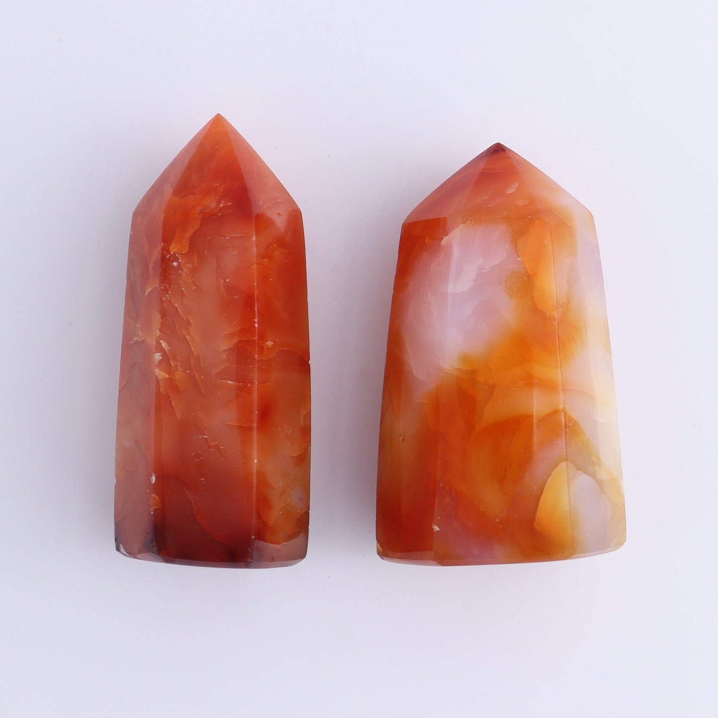Carnelian Towers Set of 12 - Expert Wholesale and Supplier of Wholesale Crystals & Bulk Gemstones, ["carnelian","Madagascar","Towers"]
