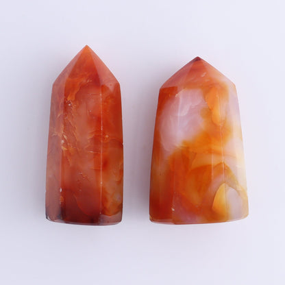 Carnelian Towers Set of 12 - Expert Wholesale and Supplier of Wholesale Crystals & Bulk Gemstones, ["carnelian","Madagascar","Towers"]
