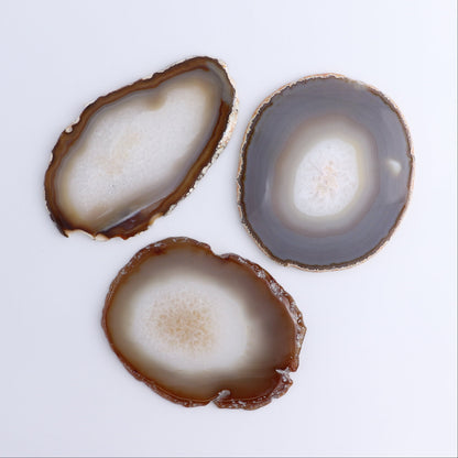 Agate Slices Set of 9 - Expert Wholesale and Supplier of Wholesale Crystals & Bulk Gemstones, ["Agate","Slices and Slabs"]