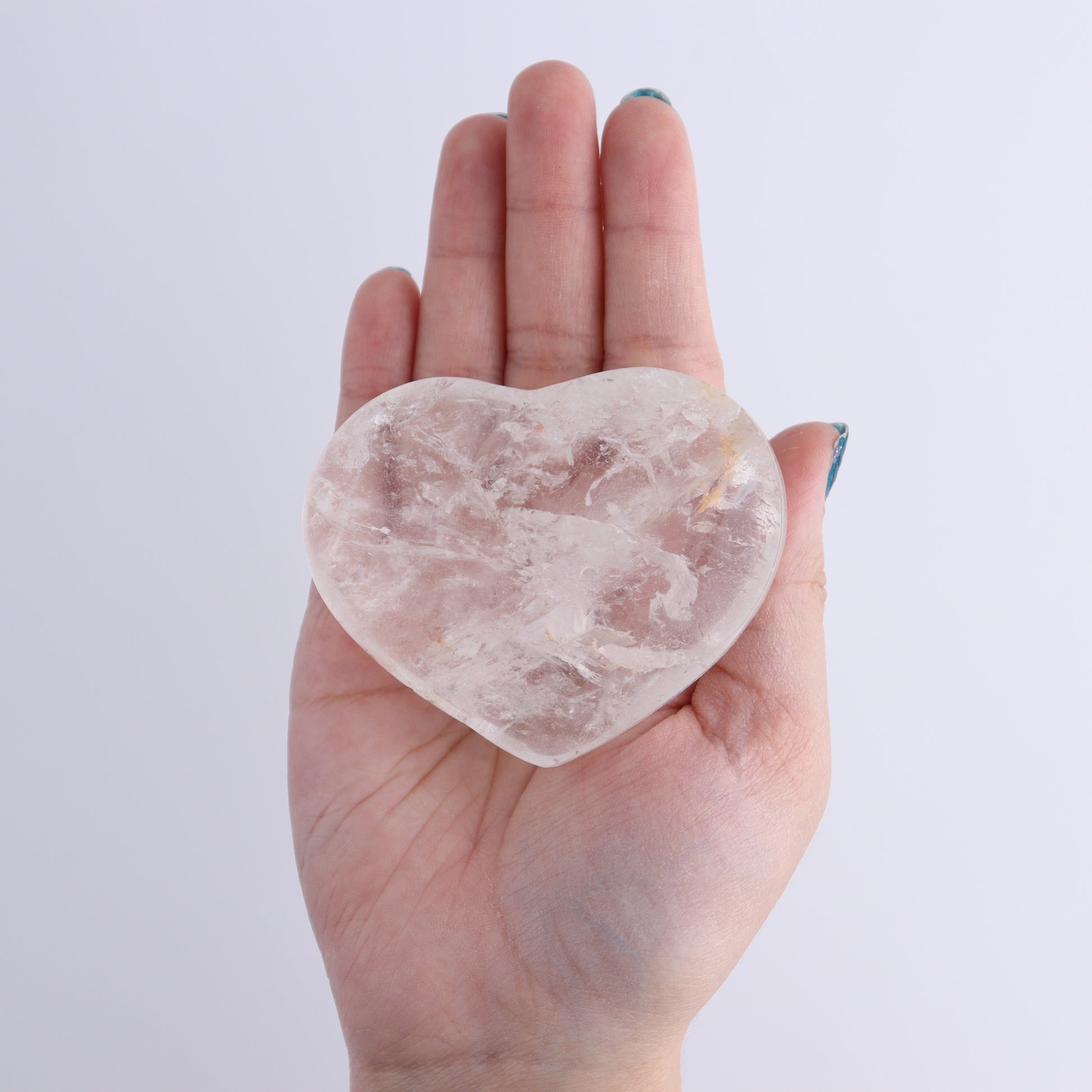 Imperfect Clear Quartz Hearts Set of 12 - Expert Wholesale and Supplier of Wholesale Crystals & Bulk Gemstones, ["Brazil","Clear Quartz","close_50","Hearts","Quartz"]