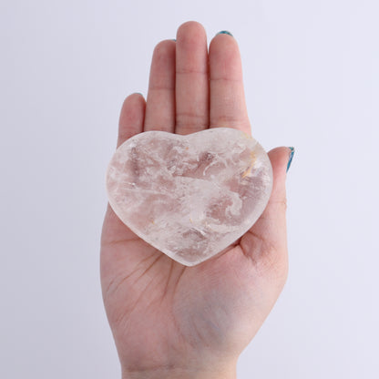Imperfect Clear Quartz Hearts Set of 12 - Expert Wholesale and Supplier of Wholesale Crystals & Bulk Gemstones, ["Brazil","Clear Quartz","close_50","Hearts","Quartz"]