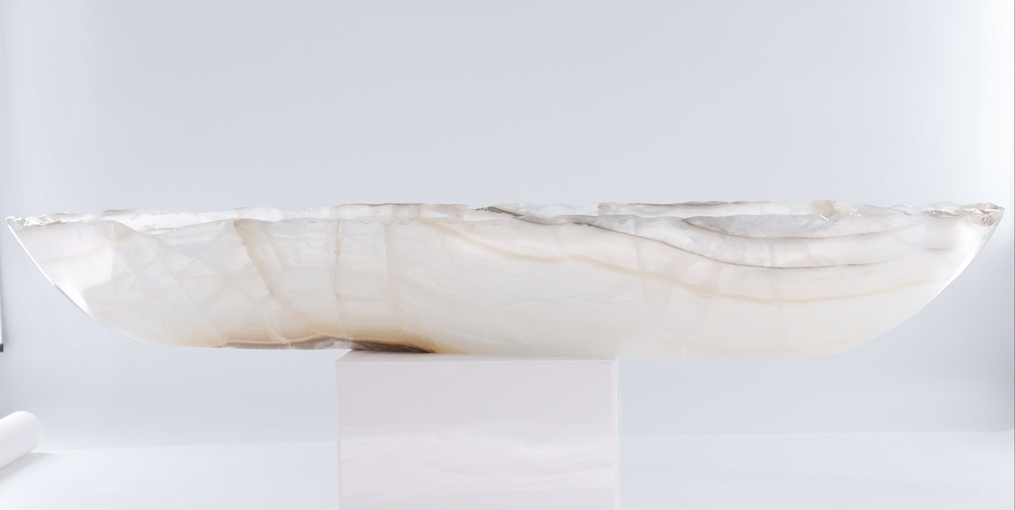 Onyx Canoe Bowl - Expert Wholesale and Supplier of Wholesale Crystals & Bulk Gemstones, ["Bowls","canoe","Mexico","onyx"]
