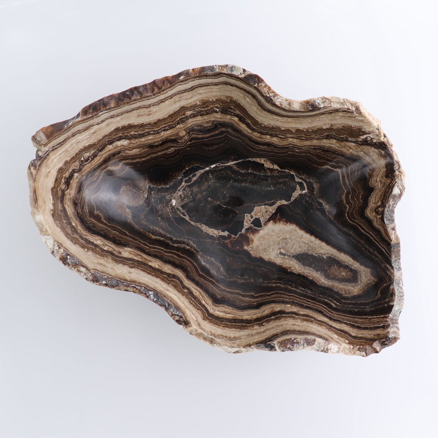 Mexican Onyx/Calcite Bowl 14"