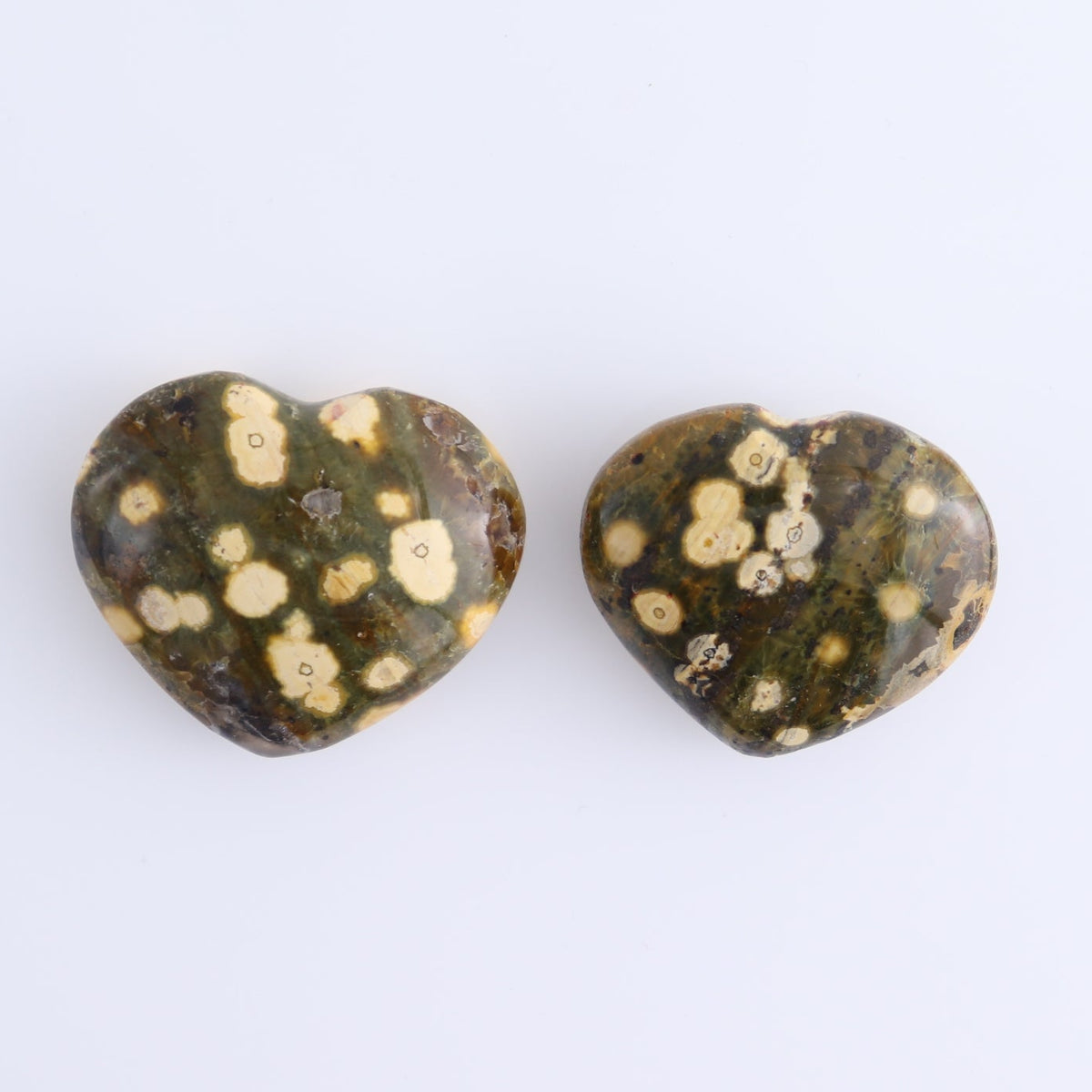 Ocean Jasper Hearts Set of 10