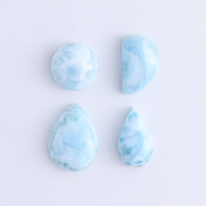 Larmiar Cabs Set of 8 - Expert Wholesale and Supplier of Wholesale Crystals & Bulk Gemstones, ["Cabs","Freeform","Freeforms","Larimar"]