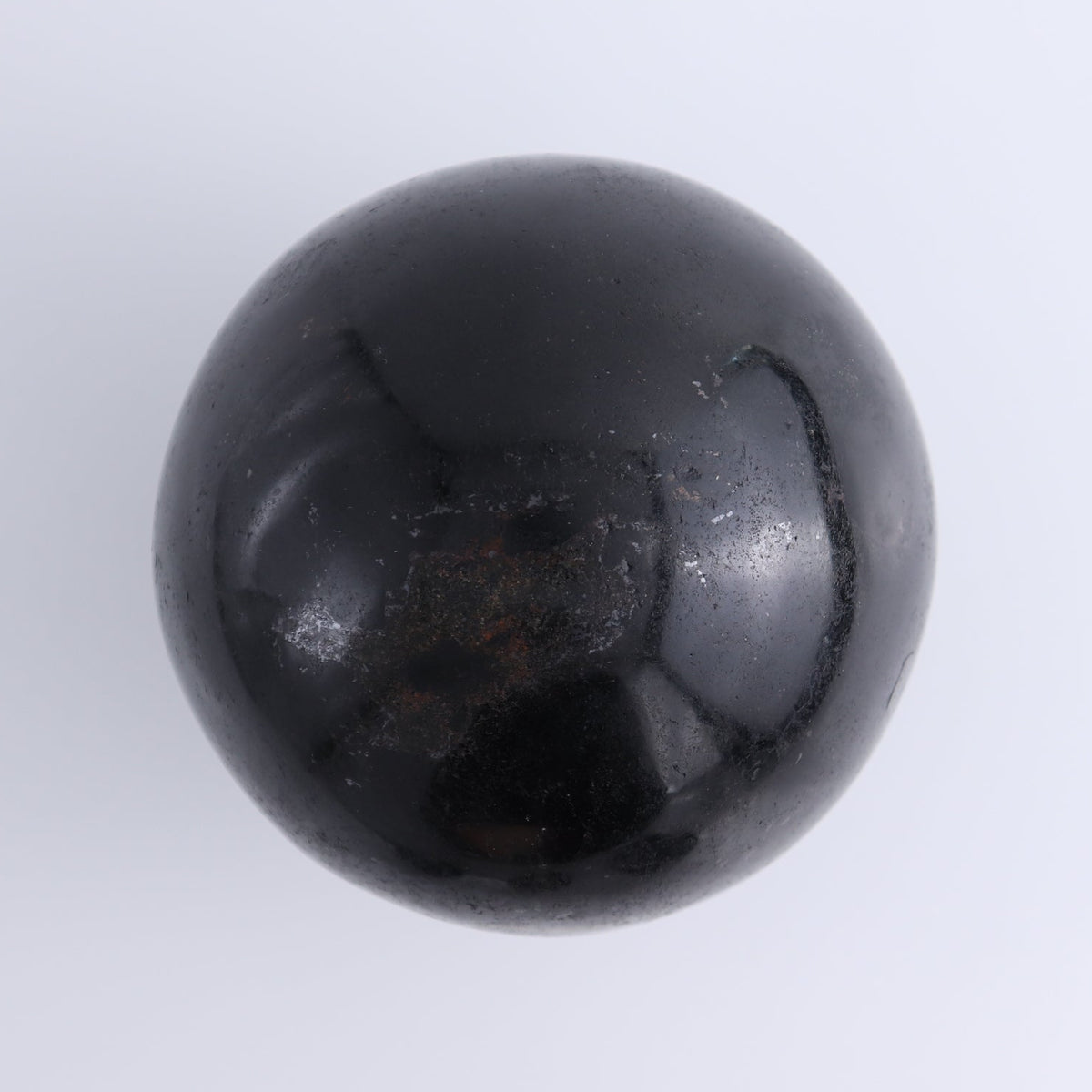 Black Tourmaline Spheres Set of 4