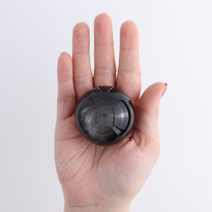 Obsidian Spheres Set of 6