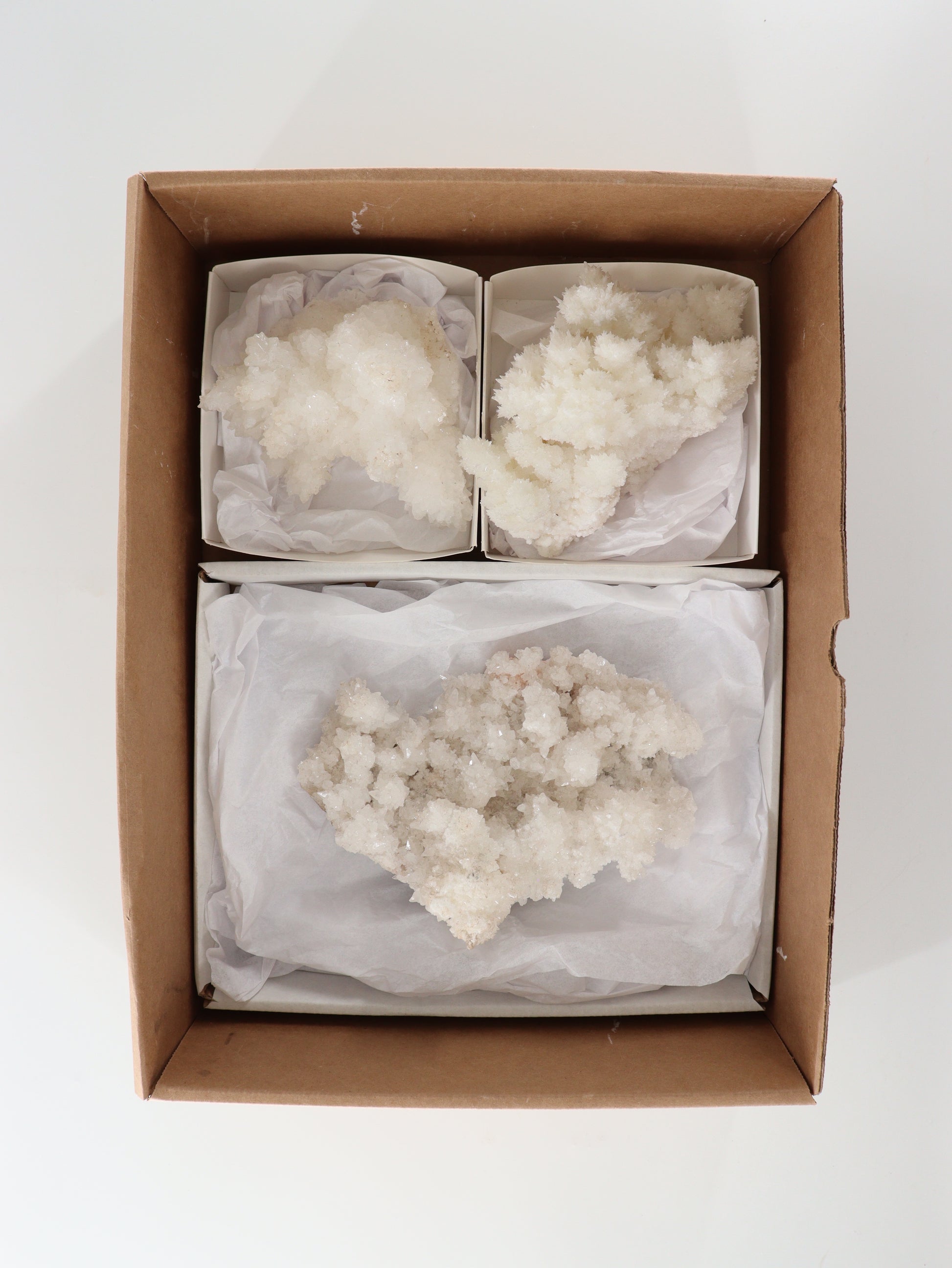 Aragonite Clusters Flat - Expert Wholesale and Supplier of Wholesale Crystals & Bulk Gemstones, []