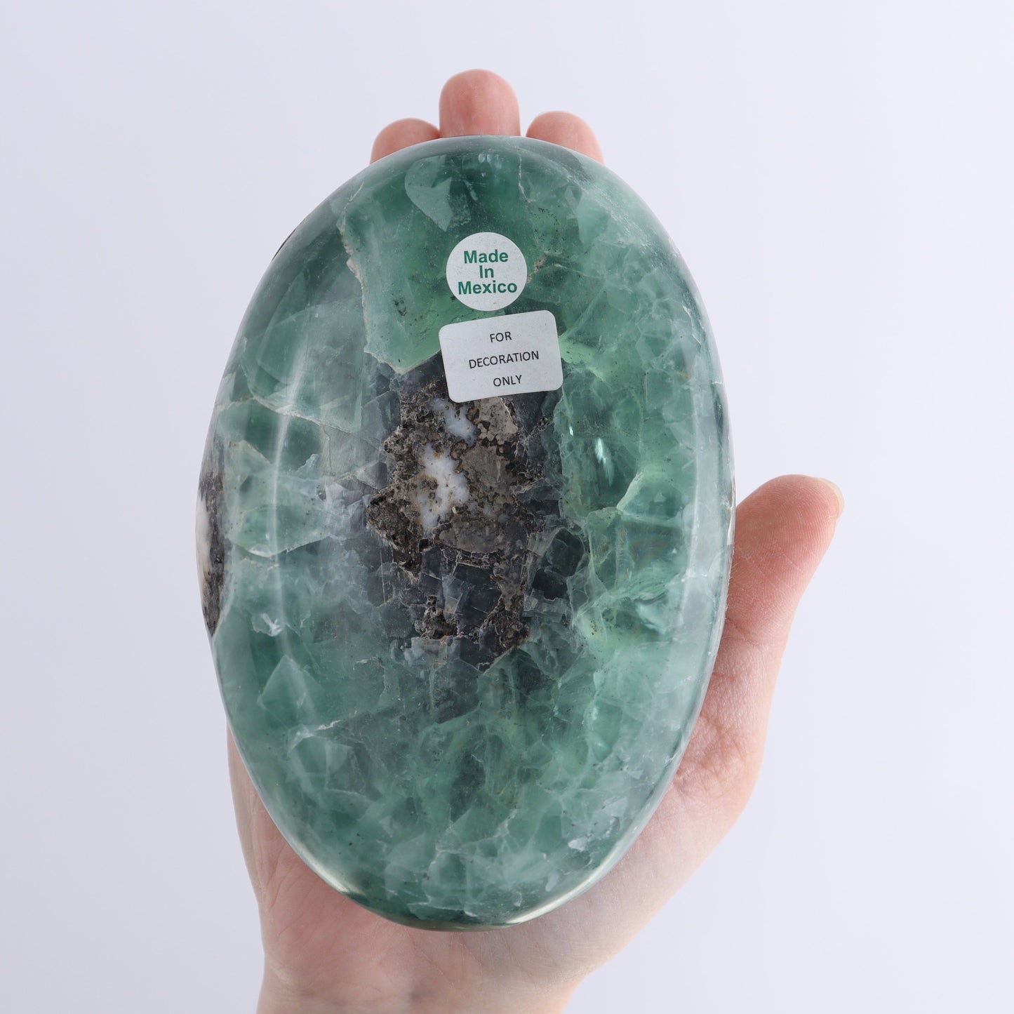 One Imperfect Fluorite Oval Bowl - Expert Wholesale and Supplier of Wholesale Crystals & Bulk Gemstones, ["Bowls","close_50","Fluorite","Mexico","Oval","Oval Dish"]
