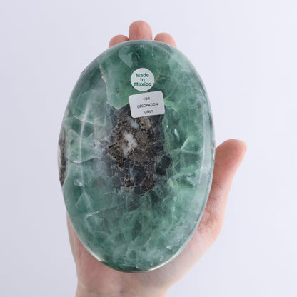 One Imperfect Fluorite Oval Bowl - Expert Wholesale and Supplier of Wholesale Crystals & Bulk Gemstones, ["Bowls","close_50","Fluorite","Mexico","Oval","Oval Dish"]