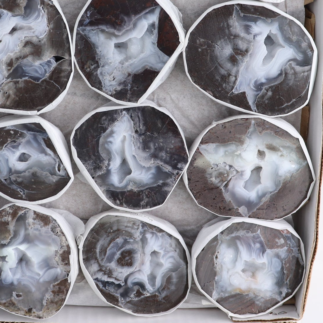 Agate Geodes Set of 16