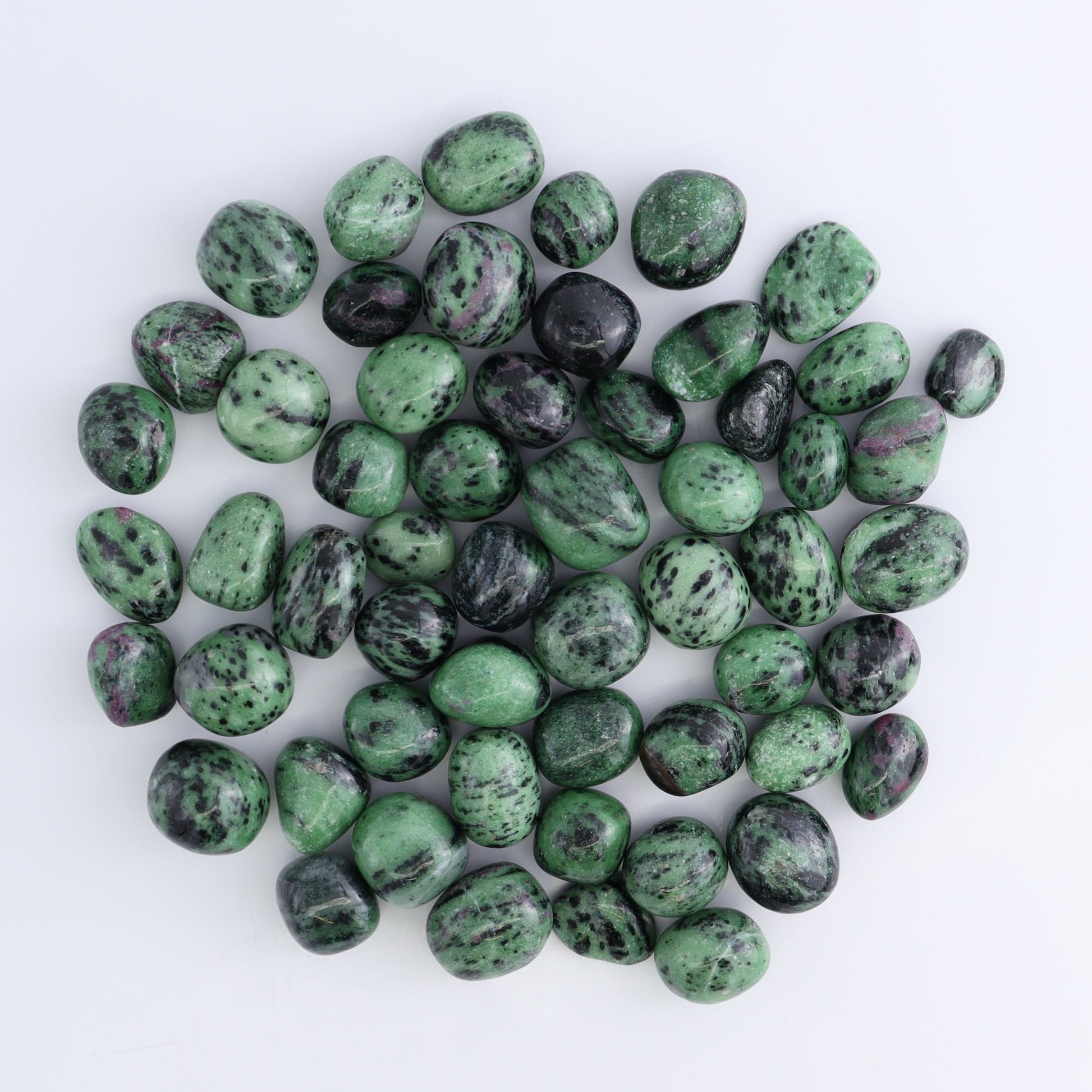 Ruby Zoisite Tumbles 1 kg Set - Expert Wholesale and Supplier of Wholesale Crystals & Bulk Gemstones, ["Ruby Zoisite","tumbles"]
