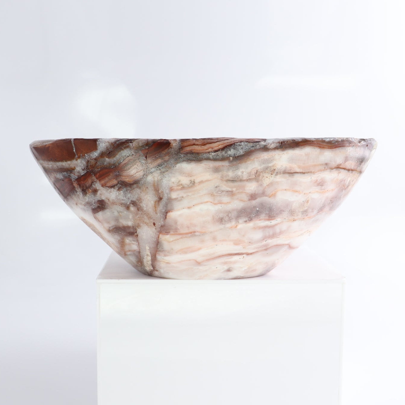Mexican Onyx/Calcite Bowl 10"