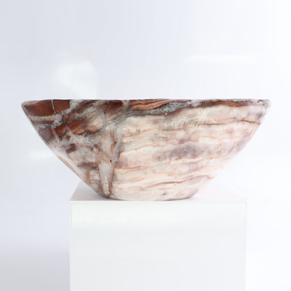 Mexican Onyx/Calcite Bowl 10"