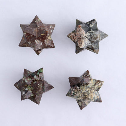 Mixed Stones Stars Set of 16 & 4 Cut Base Stars