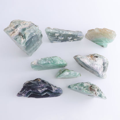Fluorite Face Polished Set of 8 - Expert Wholesale and Supplier of Wholesale Crystals & Bulk Gemstones, ["Face Polished","Fluorite","Mexico"]