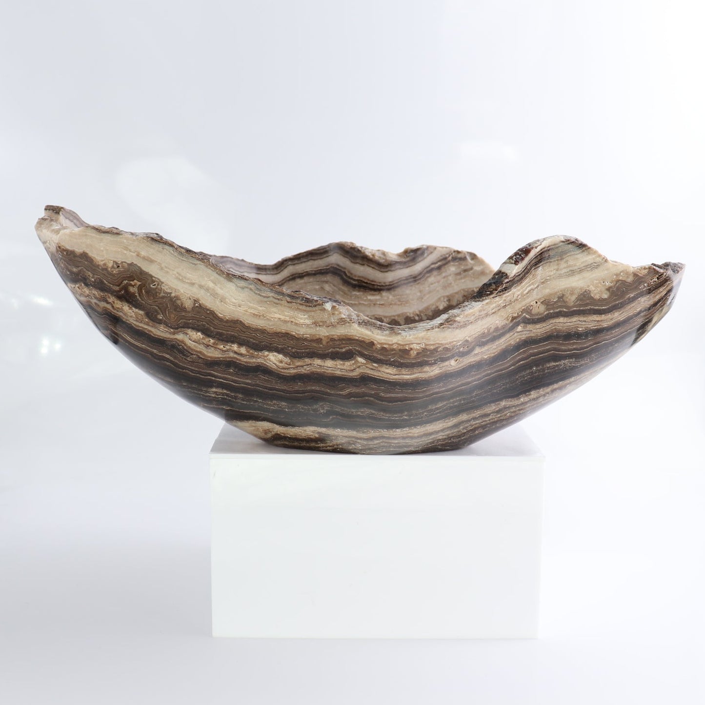 Mexican Onyx/Calcite Bowl 14"