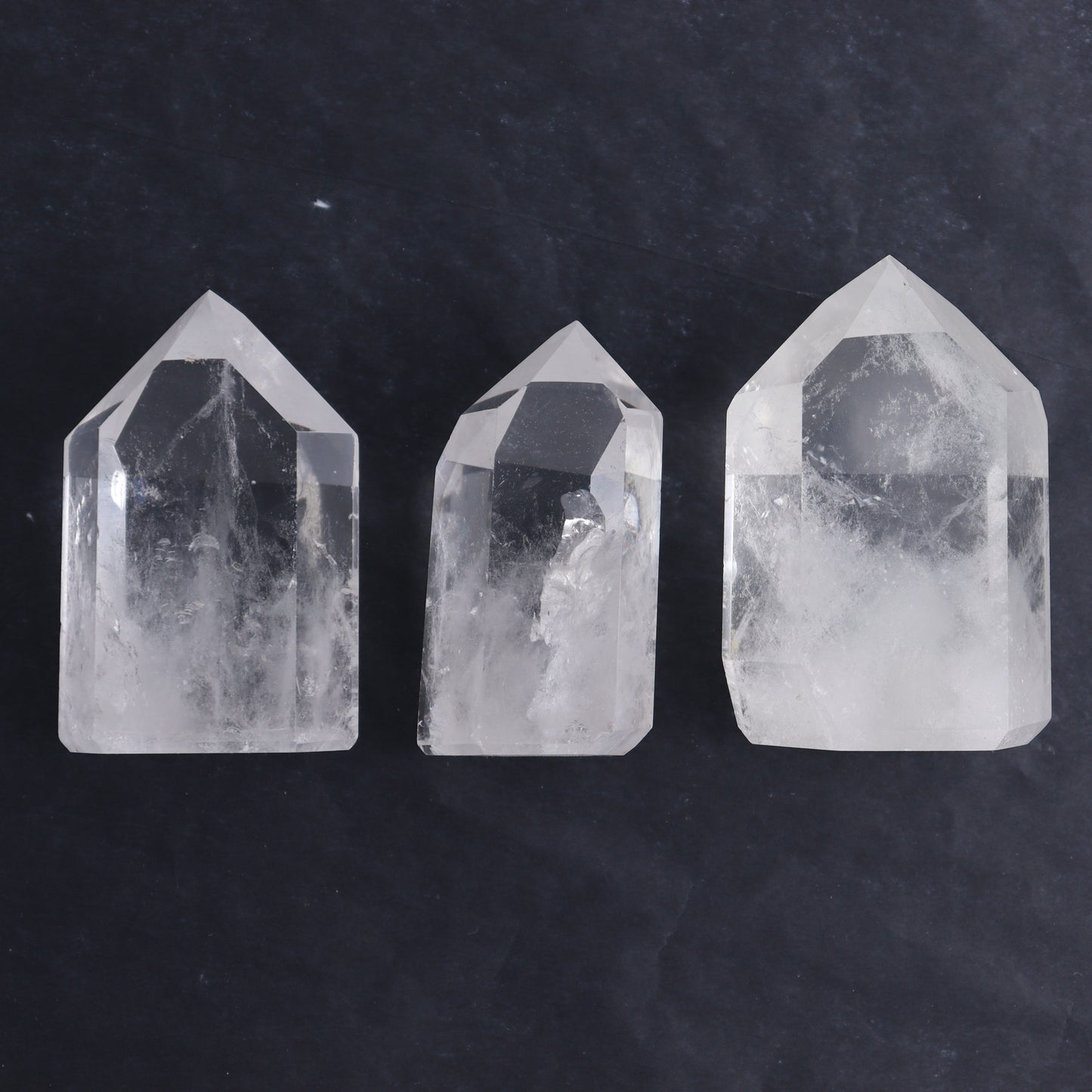 Clear Quartz Points Set of 5 - Expert Wholesale and Supplier of Wholesale Crystals & Bulk Gemstones, ["Clear Quartz","Points","Quartz","Towers"]