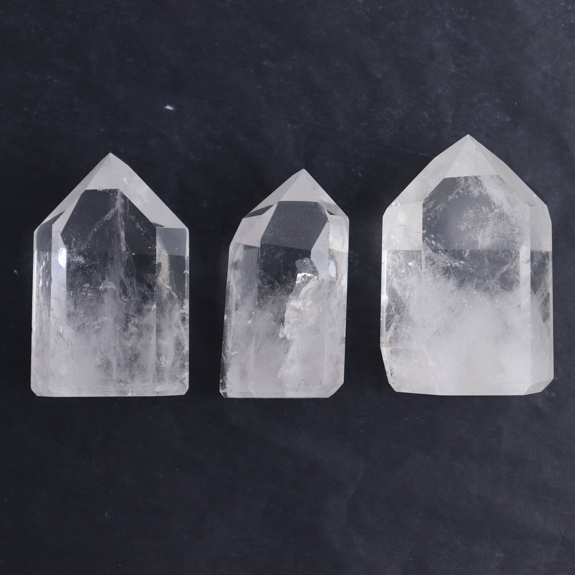 Clear Quartz Points Set of 5 - Expert Wholesale and Supplier of Wholesale Crystals & Bulk Gemstones, ["Clear Quartz","Points","Quartz","Towers"]