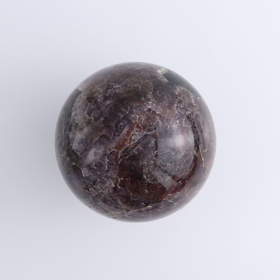 Amethyst Cacoxenite Sphere