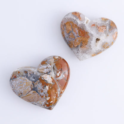 Brecciated Jasper Hearts & Freeforms Set of 10 - Expert Wholesale and Supplier of Wholesale Crystals & Bulk Gemstones, ["Brecciated Jasper","Freeform","Freeforms","Hearts","Indonesia"]