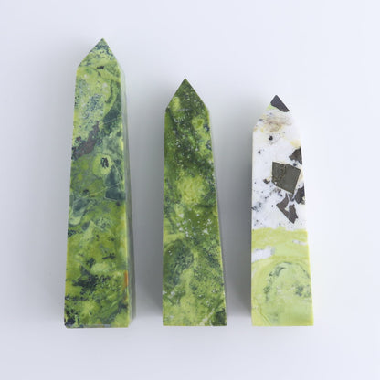 Serpentine Obelisk Set of 7
