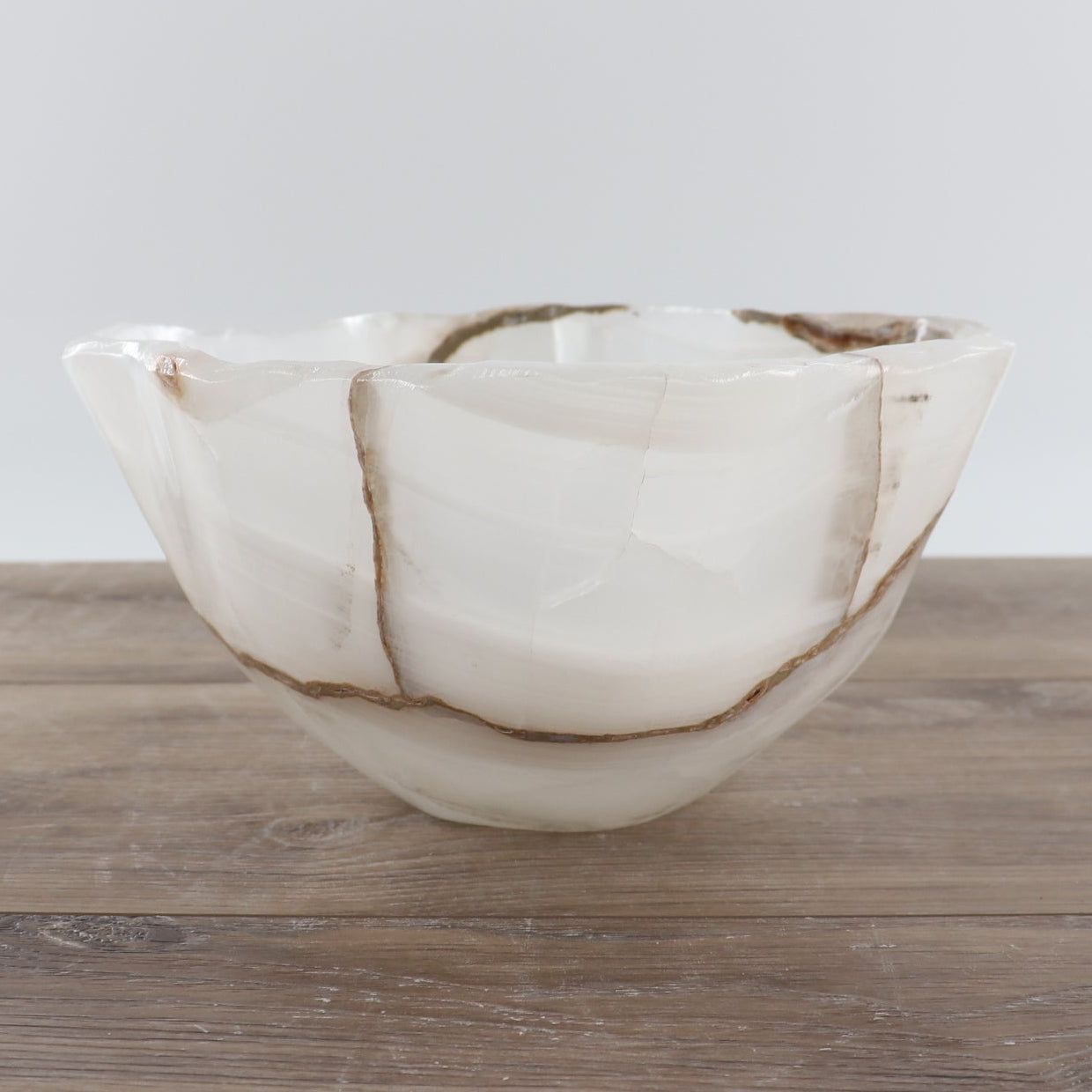 Mexican Onyx/Calcite Bowl 12"