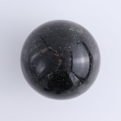Black Tourmaline Spheres Set of 4