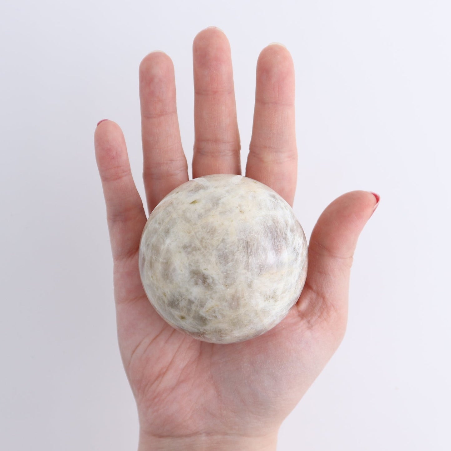 Sunstone-Moonstone Spheres Set of 3