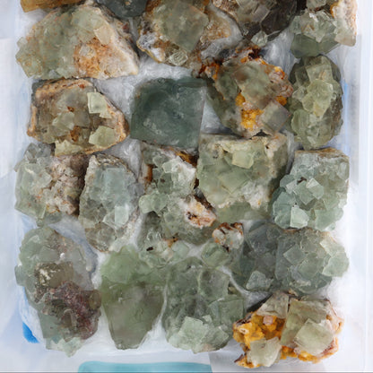 Green Fluorite Flat from Morocco
