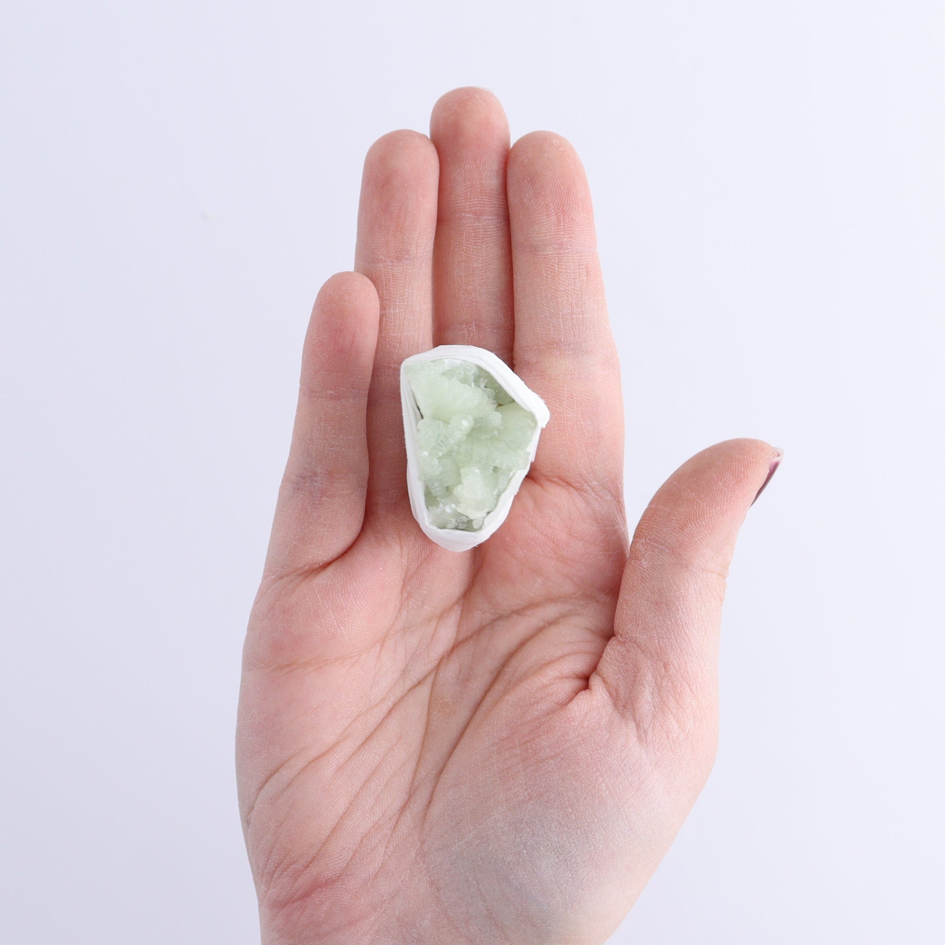 Prehnite Flat from Morocco - Expert Wholesale and Supplier of Wholesale Crystals & Bulk Gemstones, ["Clusters","Flats","Morocco","Prehnite"]