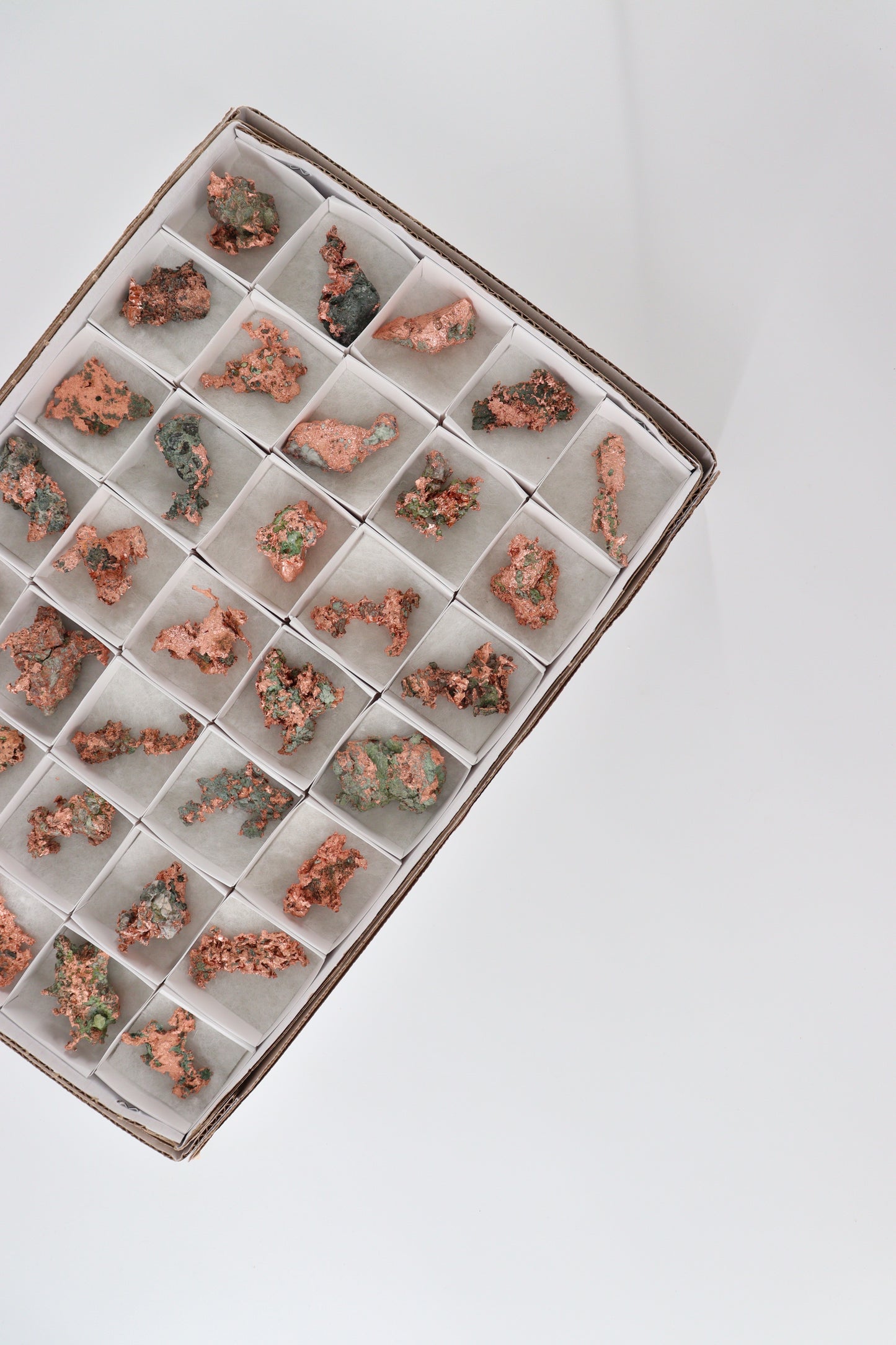 Native Copper 35pc Flat from Michigan - Expert Supplier of Wholesale Crystals & Bulk Gemstones