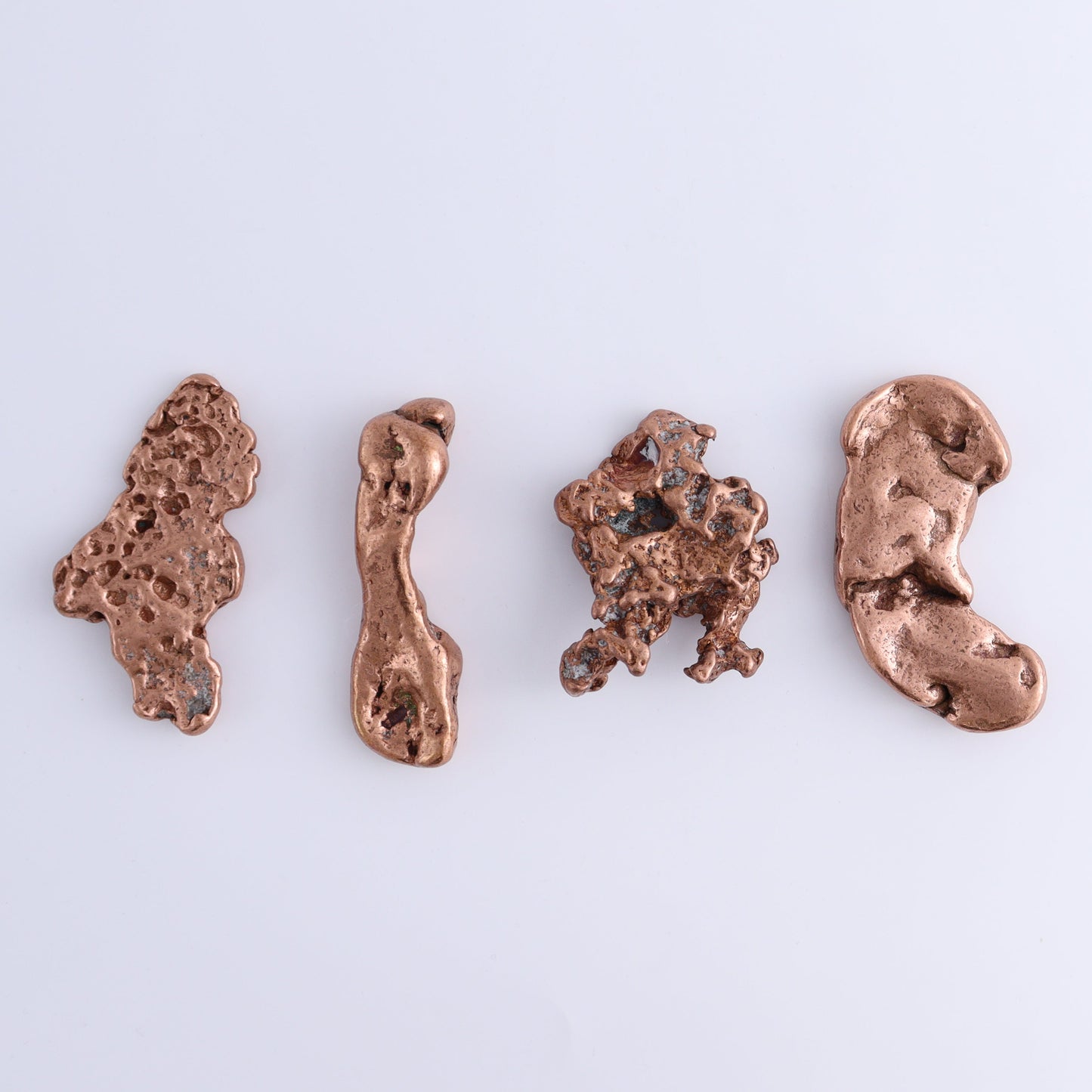 Copper Nuggets Flat of 9 - Expert Wholesale and Supplier of Wholesale Crystals & Bulk Gemstones, ["copper","Copper Nuggets","Freeforms","United States"]