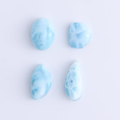 Larmiar Cabs Set of 8 - Expert Wholesale and Supplier of Wholesale Crystals & Bulk Gemstones, ["Cabs","Freeform","Freeforms","Larimar"]