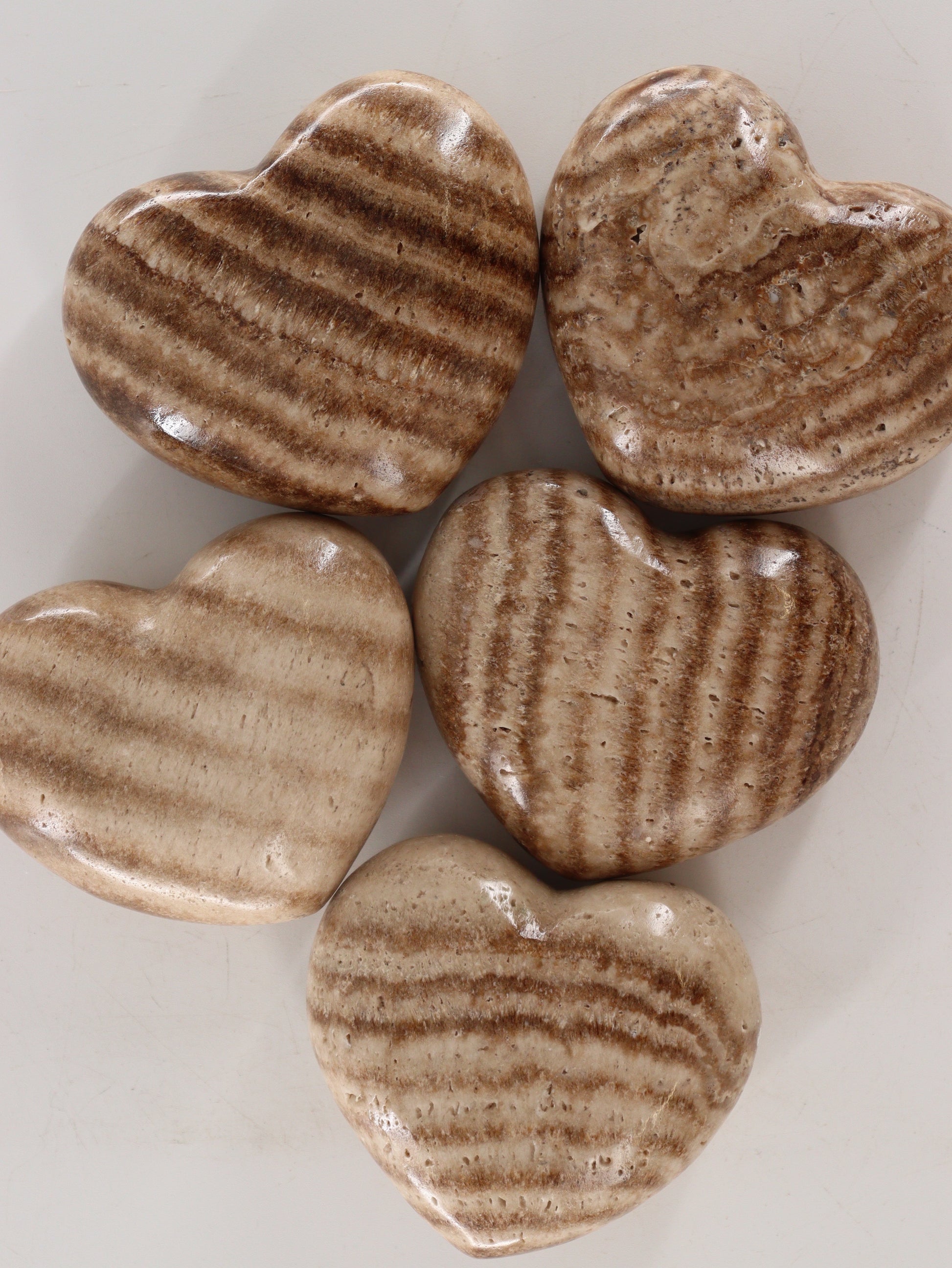 Onyx Hearts Set of 5 - Expert Wholesale and Supplier of Wholesale Crystals & Bulk Gemstones, []