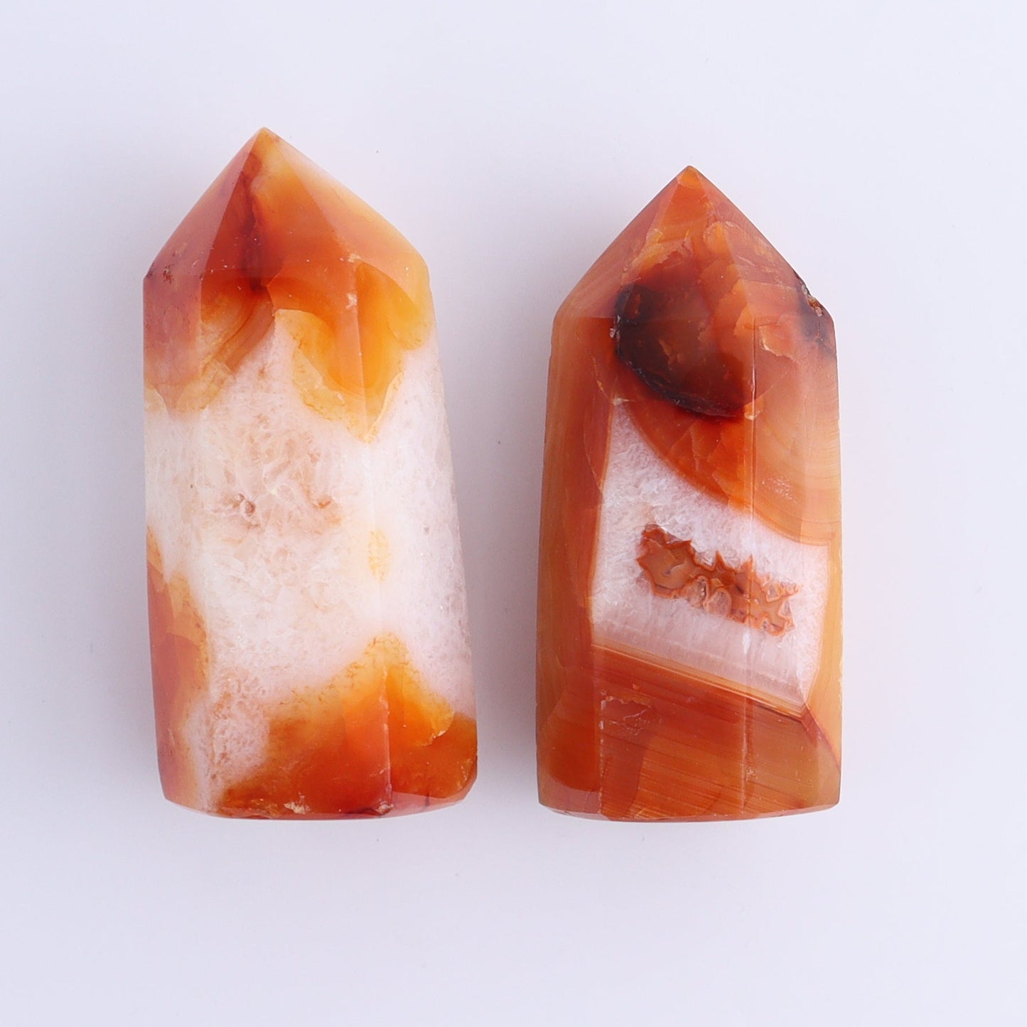 Carnelian Towers Set of 12 - Expert Wholesale and Supplier of Wholesale Crystals & Bulk Gemstones, ["carnelian","Madagascar","Towers"]