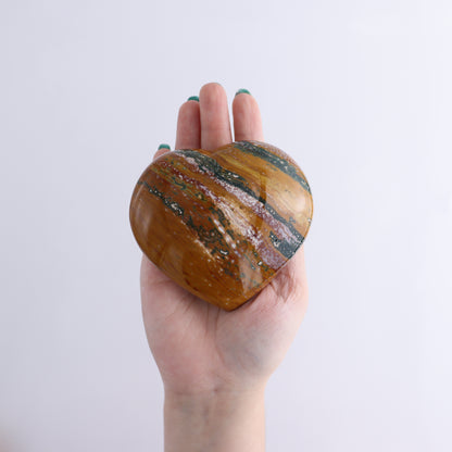 Ocean Jasper Hearts Set of 4 - Expert Wholesale and Supplier of Wholesale Crystals & Bulk Gemstones, ["close_50","Hearts","Madagascar","Ocean Jasper"]