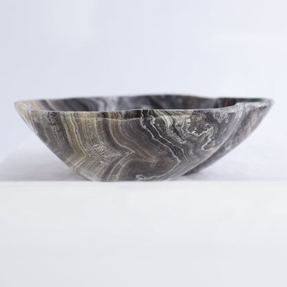 Zebra Onyx Bowl Set of 3 - Expert Wholesale and Supplier of Wholesale Crystals & Bulk Gemstones, ["Bowls","Mexico","onyx"]