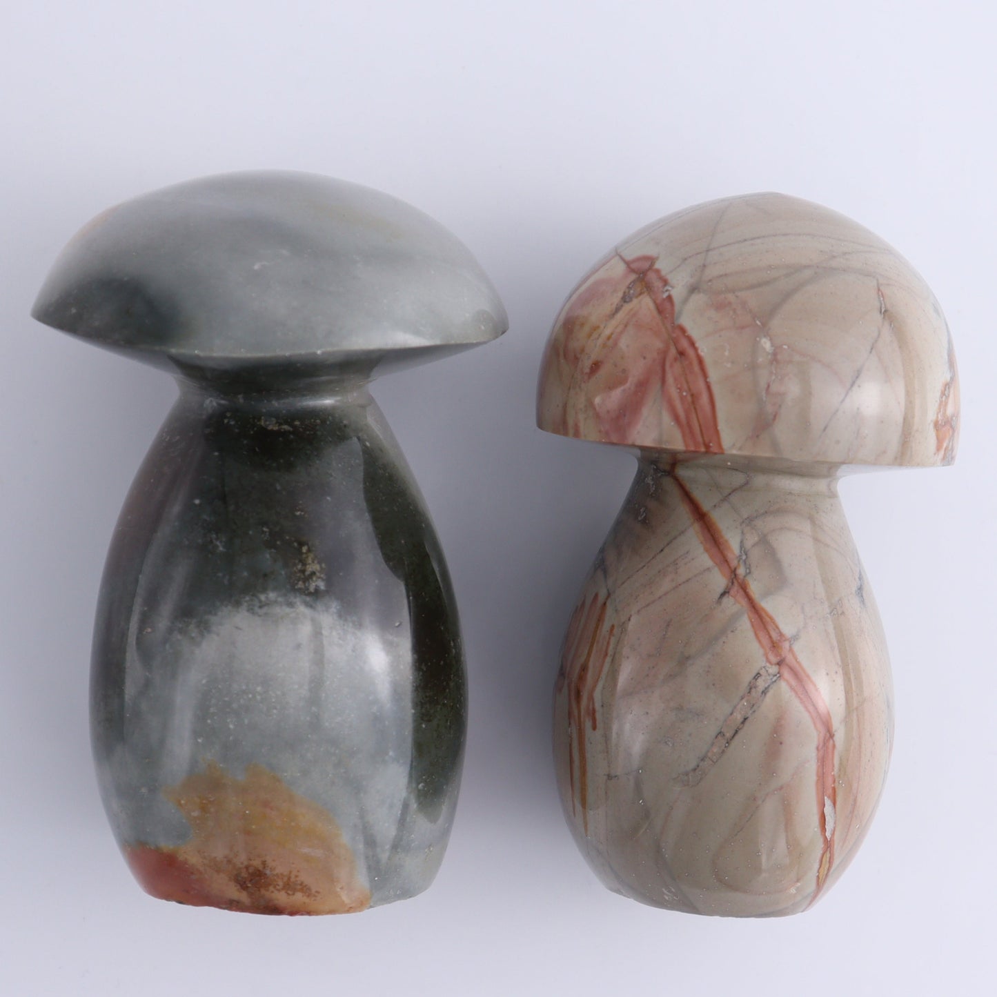 Polychrome Jasper Mushrooms Set of 4 - Expert Wholesale and Supplier of Wholesale Crystals & Bulk Gemstones, ["jasper","Madagascar","Polychrome Jasper"]