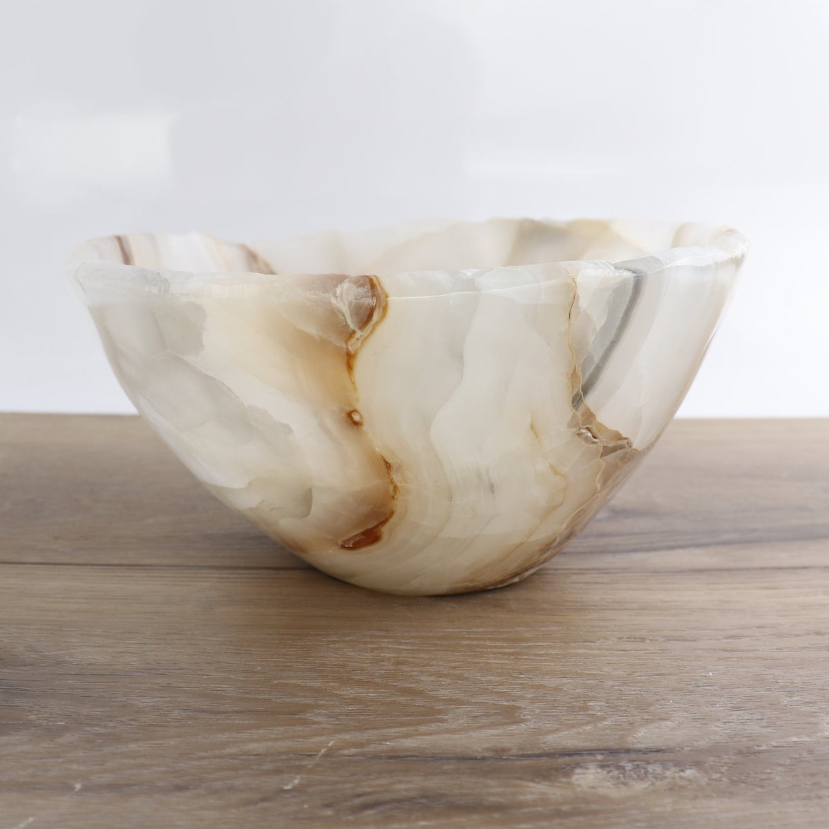 Mexican Onyx/Calcite Bowl 10"