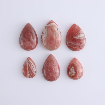 Rhodochrosite Cabs Set of 6 - Expert Wholesale and Supplier of Wholesale Crystals & Bulk Gemstones, ["Argentina","Cabs","Rhodochrosite"]