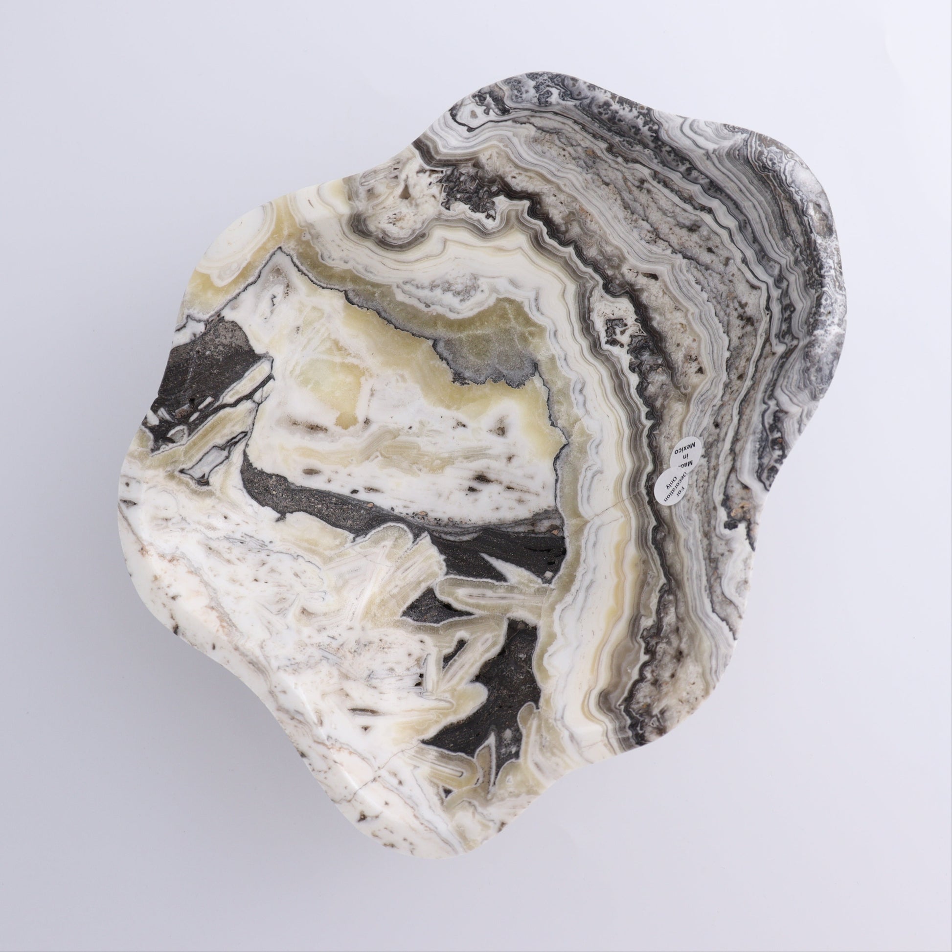 Zebra Onyx Bowl - Expert Wholesale and Supplier of Wholesale Crystals & Bulk Gemstones, ["Bowls","Mexico","onyx"]