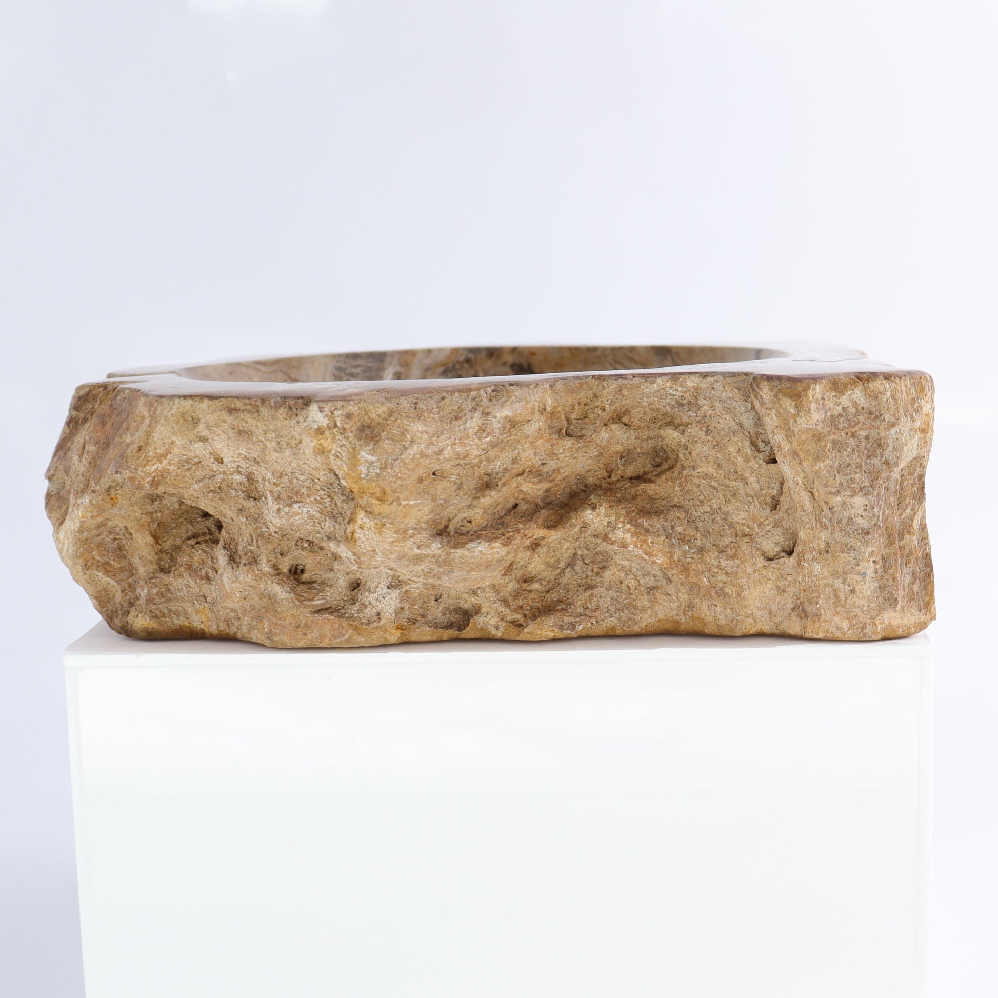 Petrified Wood Bowls Set of 2 - Expert Wholesale and Supplier of Wholesale Crystals & Bulk Gemstones, ["Bowls","Indonesia","Petrified Wood"]