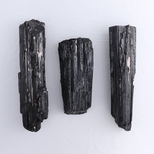 Black Tourmaline Log Set of 4
