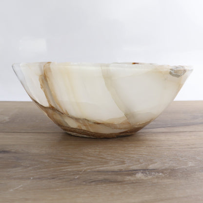 Mexican Onyx/Calcite Bowl 10"