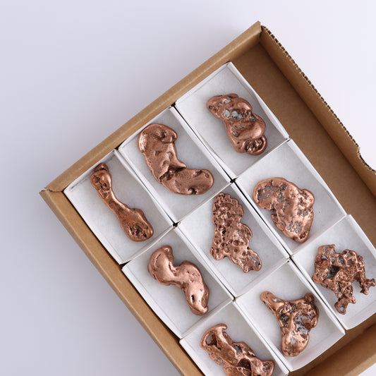 Copper Nuggets Flat of 9