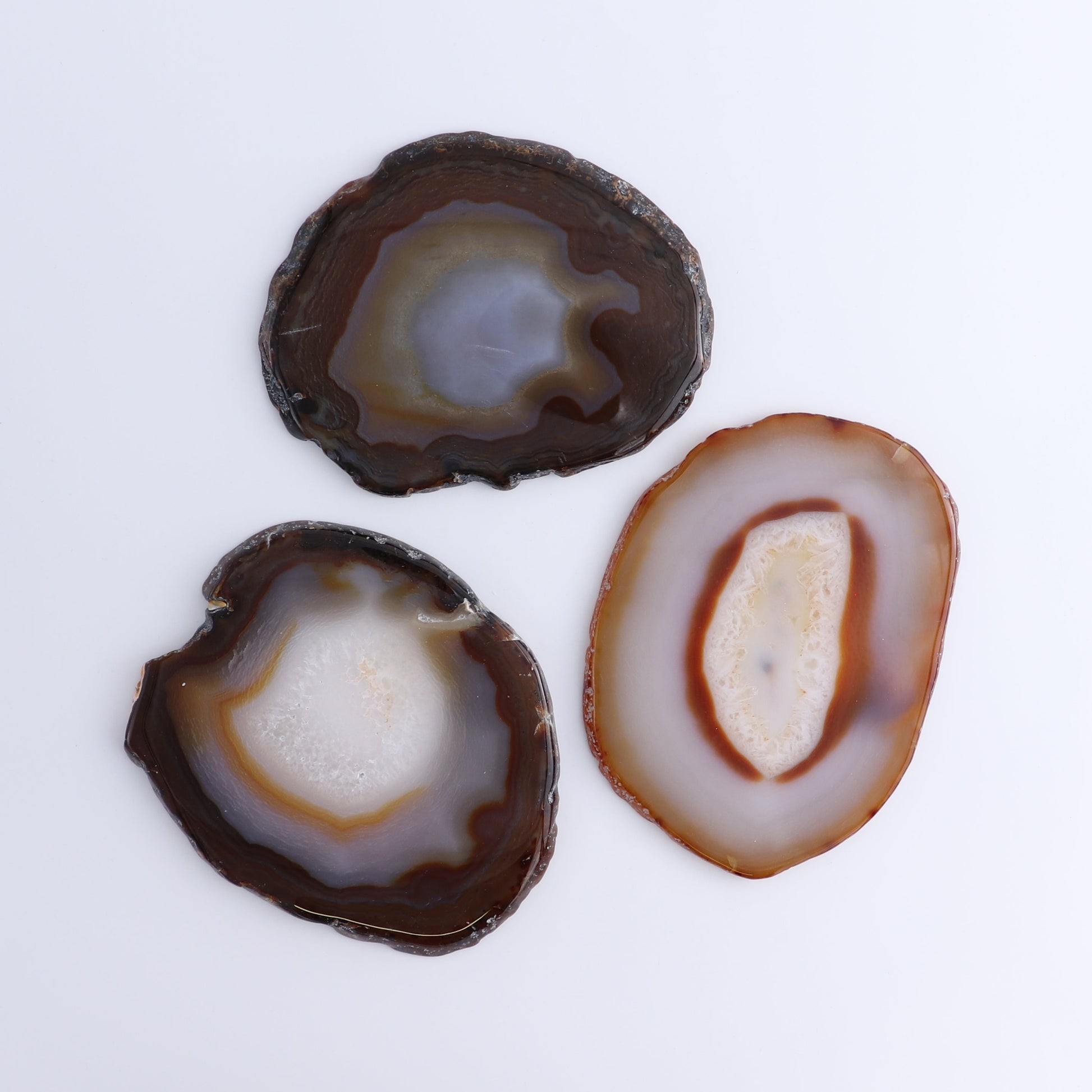 Agate Slices Set of 9 - Expert Wholesale and Supplier of Wholesale Crystals & Bulk Gemstones, ["Agate","Slices and Slabs"]