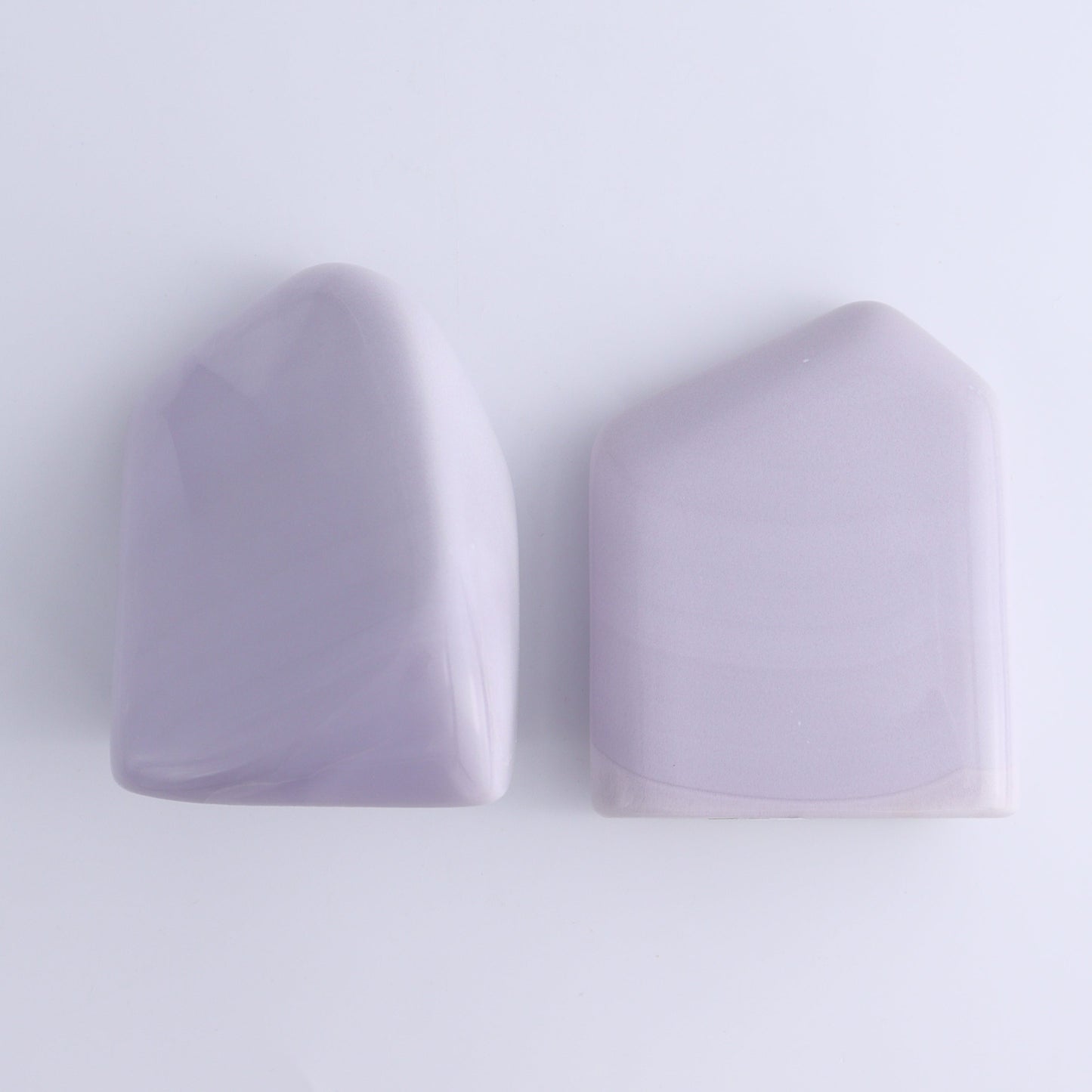 Lavender Fluorite Freeform Set of 2 - Expert Wholesale and Supplier of Wholesale Crystals & Bulk Gemstones, ["Fluorite","Freeform","Freeforms","Lavender Fluorite","Mexico"]