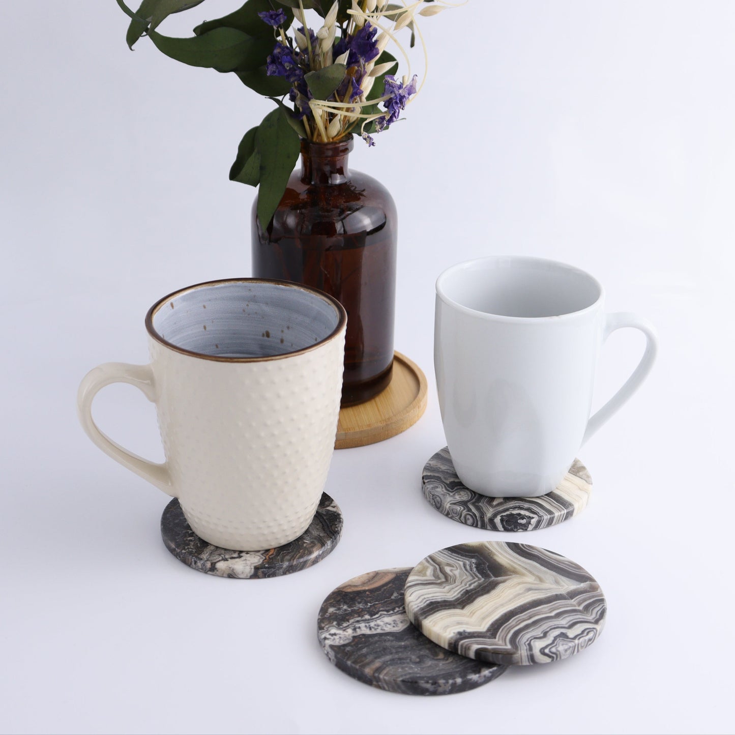 One Zebra Onyx Coaster - Expert Wholesale and Supplier of Wholesale Crystals & Bulk Gemstones, ["Catalog Onyx","coaster","Mexico","onyx","Zebra Onyx"]