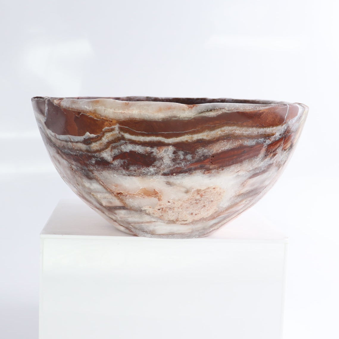 Mexican Onyx/Calcite Bowl 10"